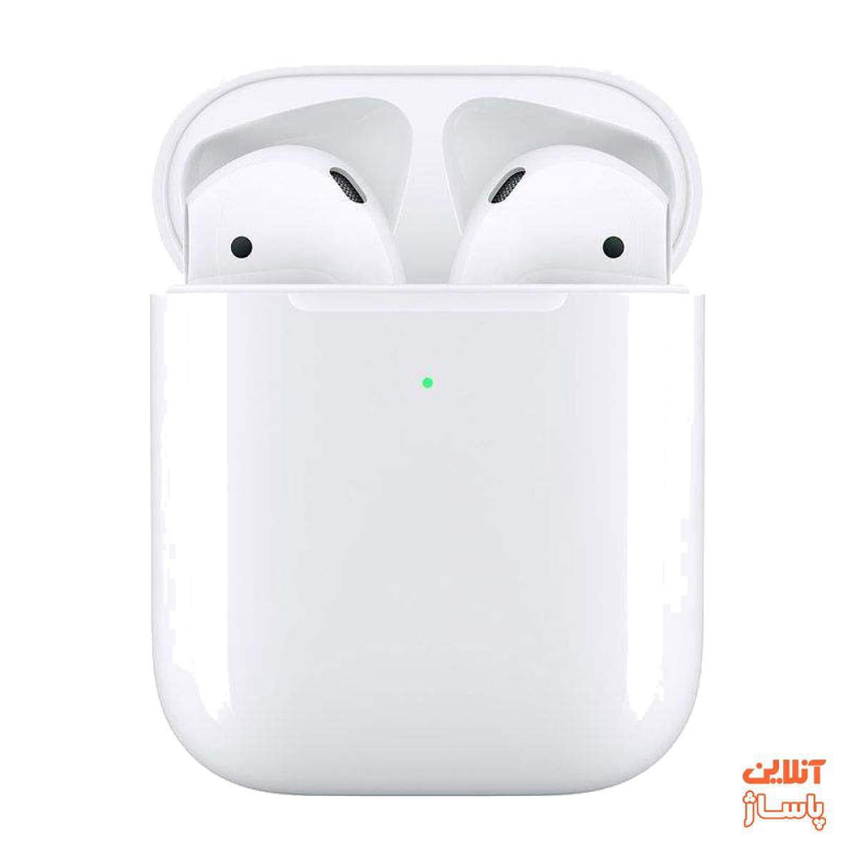  هدفون بی‌ سیم اپل مدل AirPods New Generation همراه با محفظه شارژ بی‌سیم 