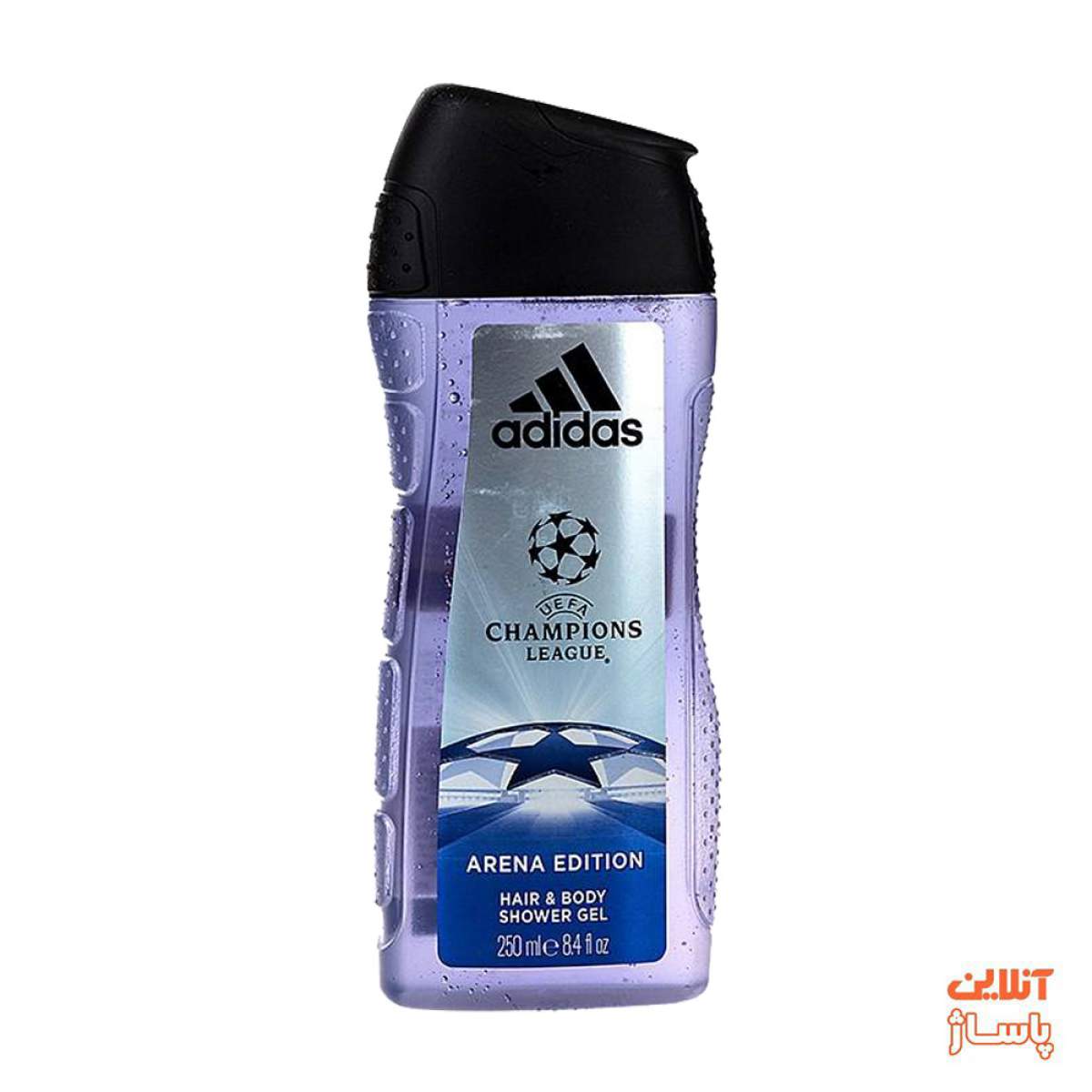 شامپو مو و بدن مردانه آدیداس مدل Champions League Arena Edition حجم 250 میلی لیتر