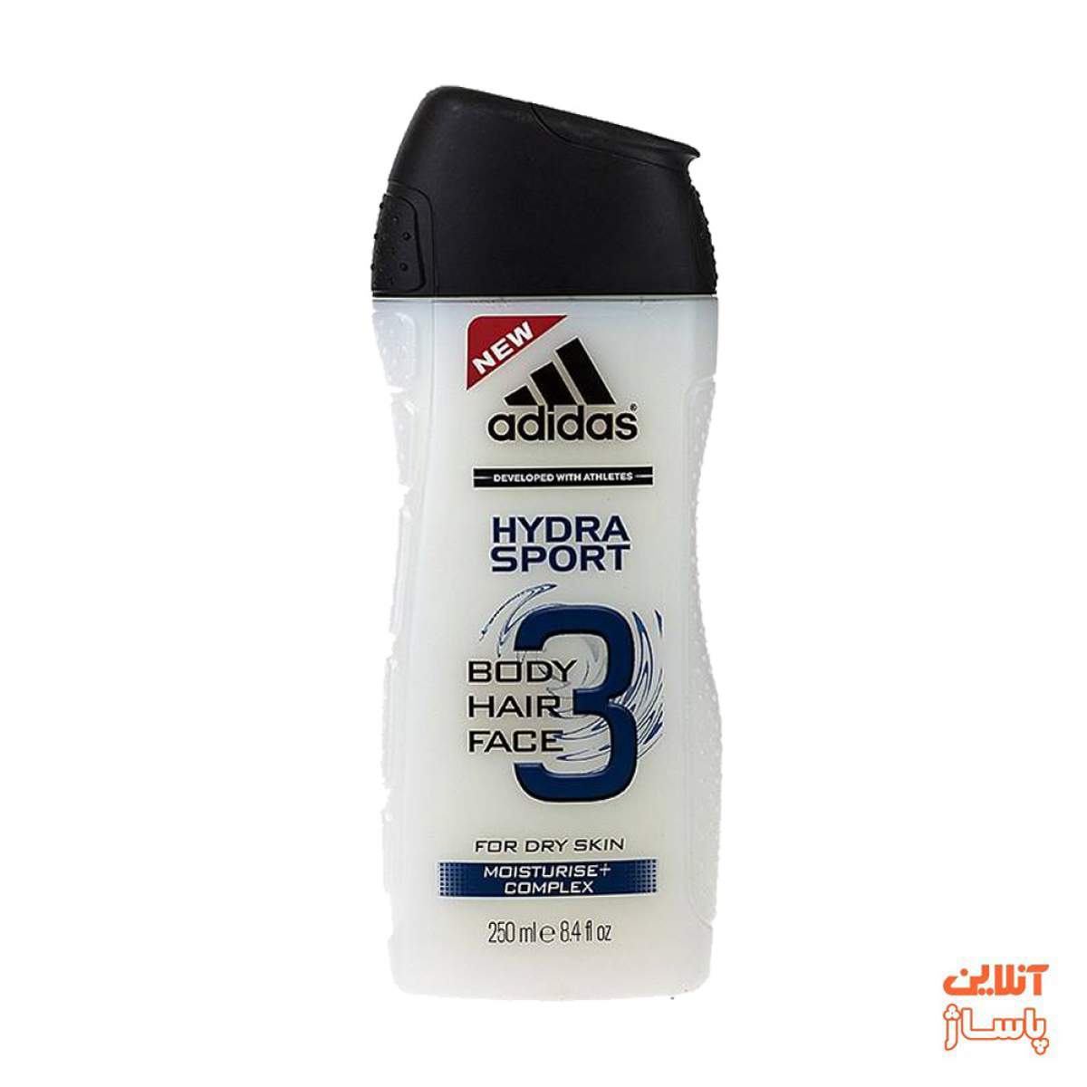 شامپو سر و بدن مردانه آدیداس مدل Hydra Sport حجم 250 میلی لیتر