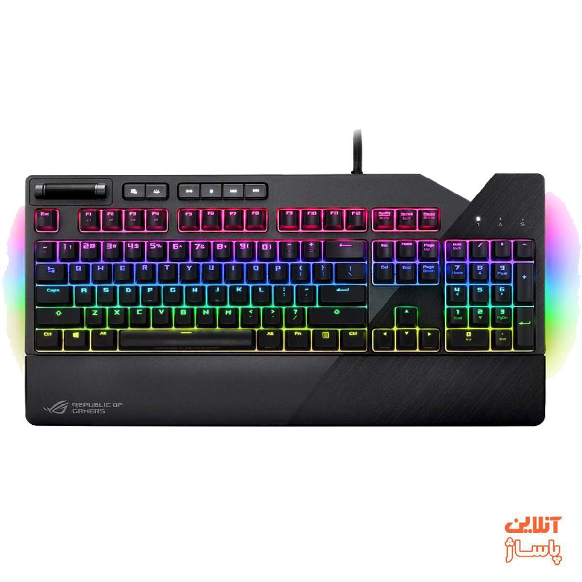  کیبورد مکانیکی مخصوص بازی ایسوس مدل ROG Strix Flare