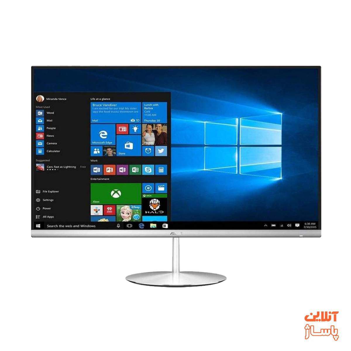  کامپیوتر همه کاره 24 اینچی ایسوس مدل ZEN AIO ZN242IFGT