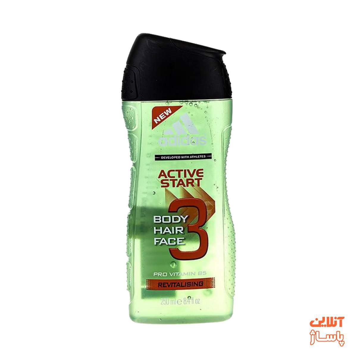 شامپو سر و بدن مردانه آدیداس مدل Active Start حجم 250 میلی لیتر
